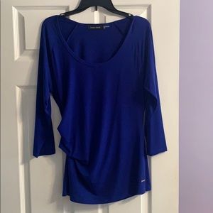 Royal blue blouse